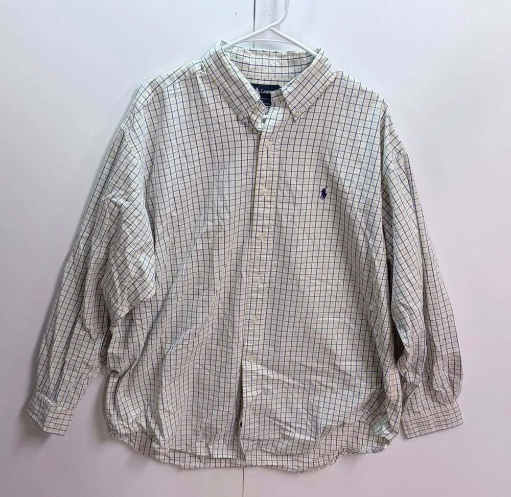 Ralph Lauren Blake Long Sleeve Plaid Button Down Shirt XL